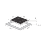 Электрическая варочная панель MAUNFELD MVCE59.4HL.1SM1DZT-BK