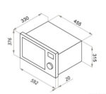 Микроволновая печь MAUNFELD JBMO.20.5GRBG - схема монтажа