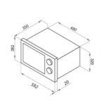 Микроволновая печь MAUNFELD XBMO201SB - схема монтажа
