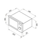 Микроволновая печь MAUNFELD XBMO202SB - схема монтажа