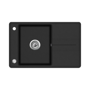 Мойка AquaSanita Bella SQB 101 601 AW black metallic