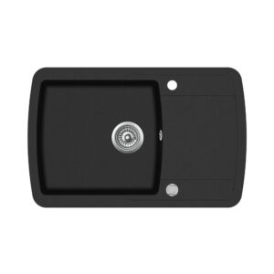 Мойка AquaSanita Lira SQL 101 601 AW black metallic