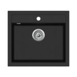 Мойка AquaSanita Quadro SQQ 100 601 W black metallic