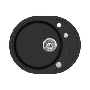 Мойка AquaSanita Clarus SR 102 601 АW black metallic