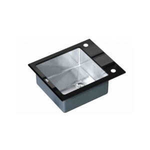 Мойка со стеклом ZorG GL 6051 black