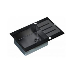Мойка со стеклом ZorG GL 7851 black-grafit