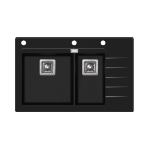Мойка AquaSanita Delicia Plus GQD 150 B 601 AW black metallic