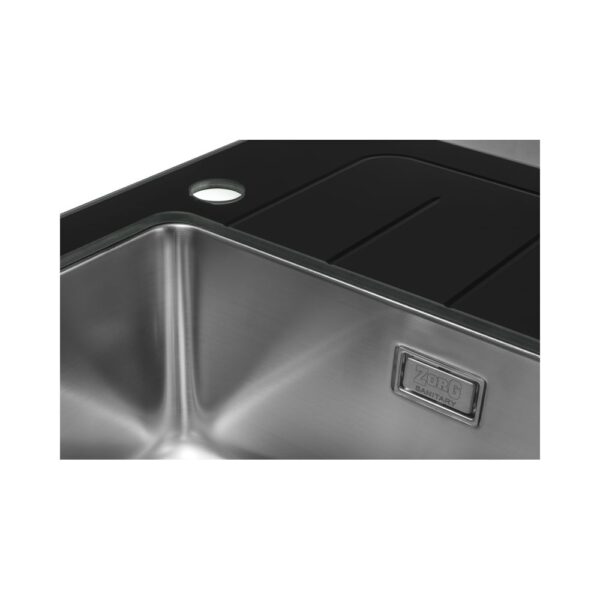 Мойка со стеклом ZorG GS 6250 black