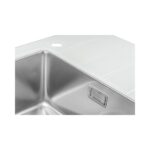 Мойка со стеклом ZorG GS 6250 white