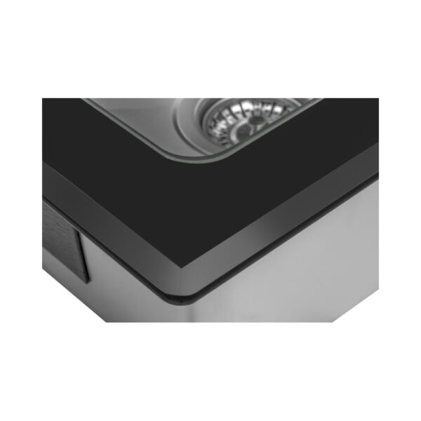 Мойка со стеклом ZorG GS 6750-2 black