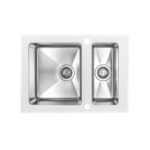 Мойка со стеклом ZorG GS 6750-2 white