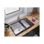Мойка со стеклом ZorG GS 6250 black