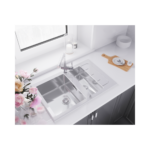 Мойка со стеклом ZorG GS 6750-2 white