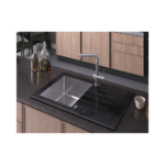 Мойка со стеклом ZorG GS 7850 black