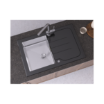 Мойка со стеклом ZorG GS 7850 black