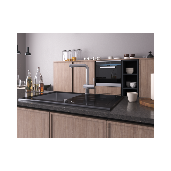 Мойка со стеклом ZorG GS 7850 black