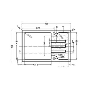 Мойка со стеклом ZorG GL 7851 black