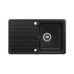 Мойка AquaSanita Notus SQ 101 601 AW black metallic