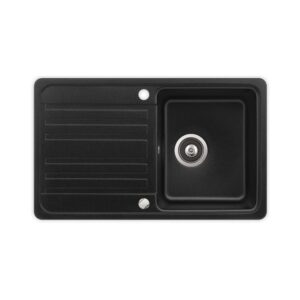 Мойка AquaSanita Notus SQ 101 601 AW black metallic