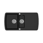 Мойка AquaSanita Lira SQL 151 601 AW black metallic
