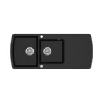 Мойка AquaSanita Lira SQL 201 601 AW black metallic