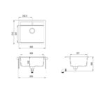 Мойка AquaSanita Quadro SQQ 100 710W alba - Схема установки