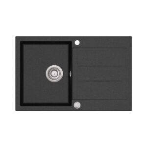 Мойка AquaSanita Tesa SQT 101 601 AW black metallic