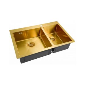 Мойка ZorG INOX -PVD SZR 78-2-51 L BRONZE