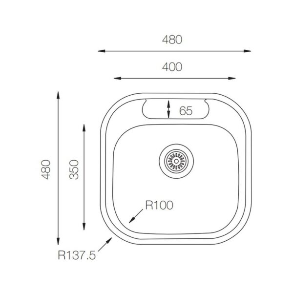 Мойка ZorG ZCL 4848 микродекор