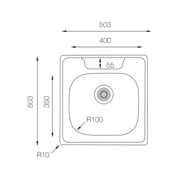 Мойка ZorG ZCL 5050 микродекор