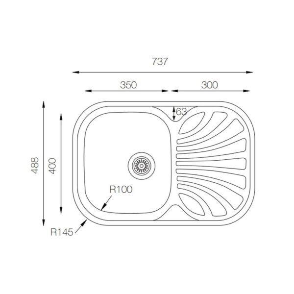 Мойка ZorG ZCL 7349 микродекор