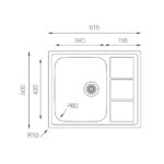 Мойка ZorG ZLL 6150 микродекор