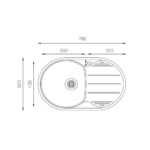 Мойка ZorG ZLL 7850 OV микродекор