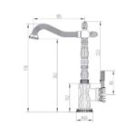 Смеситель для кухни A 117 K ВR
