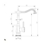 Смеситель для кухни A 306 K BR