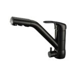 Смеситель для кухни ZorG ZR 400 KF-12  чёрный