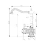 Смеситель для кухни A 408 K BR