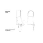Смеситель для кухни ZorG Steel Hammer SH 6022 нержавейка
