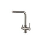 Смеситель для кухни ZorG Steel Hammer SH 552 сатин