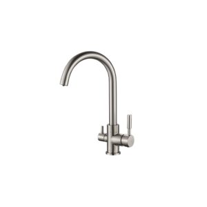 Смеситель для кухни ZorG Steel Hammer SH 713 сатин