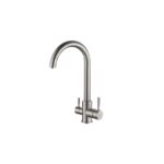 Смеситель для кухни ZorG Steel Hammer SH 713 нержавейка