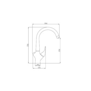Смеситель для кухни ZorG Steel Hammer SH 815 черный + бронза