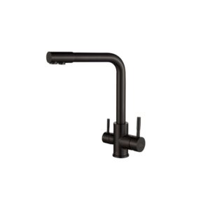 Смеситель для кухни ZorG Steel Hammer SH 801 INOX GRAFIT PVD