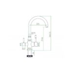 Смеситель для кухни ZorG INOX SZR 1339 FONTAS
